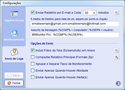 Opções de Envio por E-mail